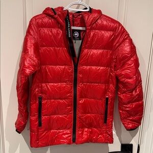 Canada Goose Kids Bright Red Puffer Coat